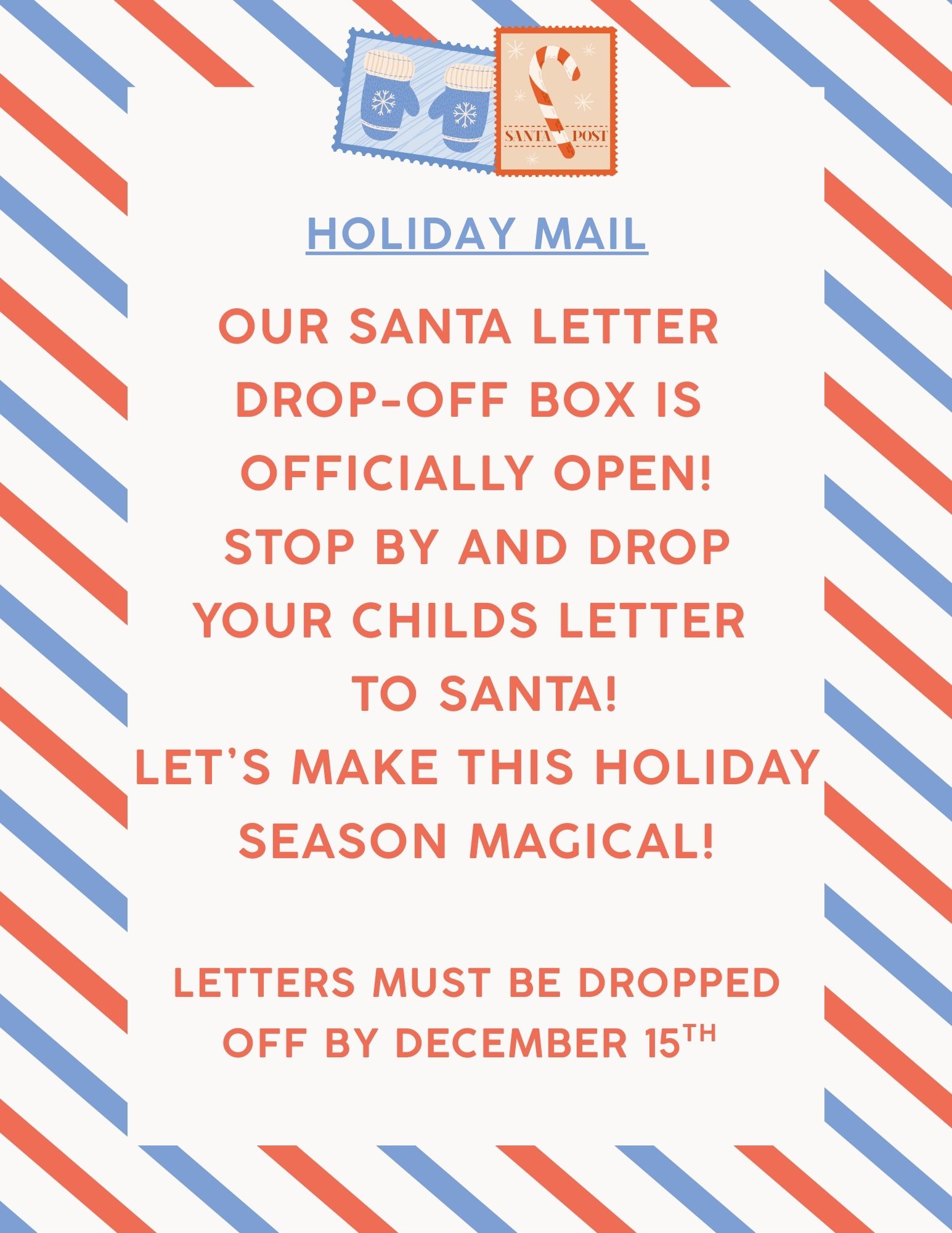 HOLIDAY MAIL